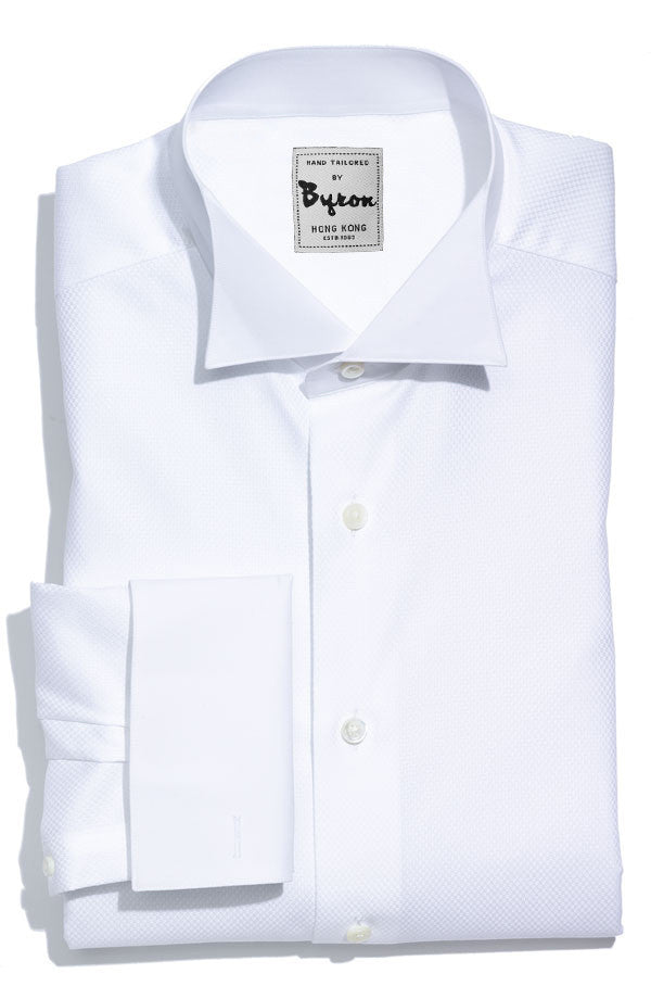 Tuxedo Shirt with Wingtip Collar and French Cuffs