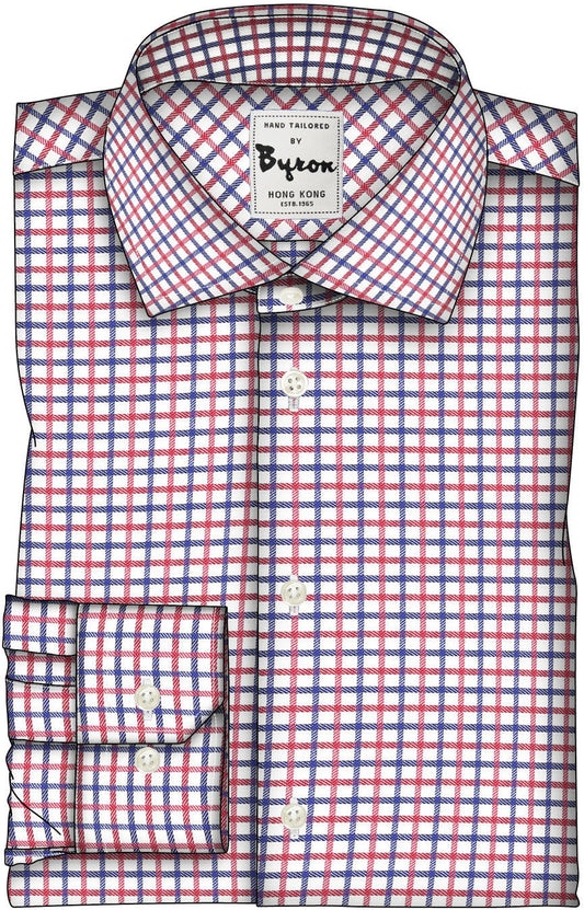Red & Navy Checks