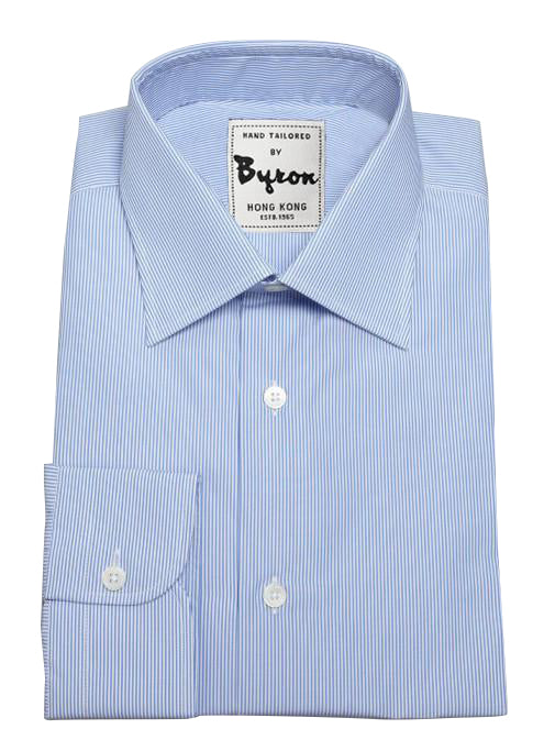 Skyblue Thin Striped Shirt